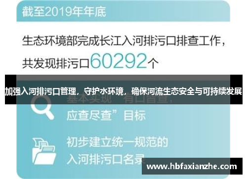 加强入河排污口管理，守护水环境，确保河流生态安全与可持续发展